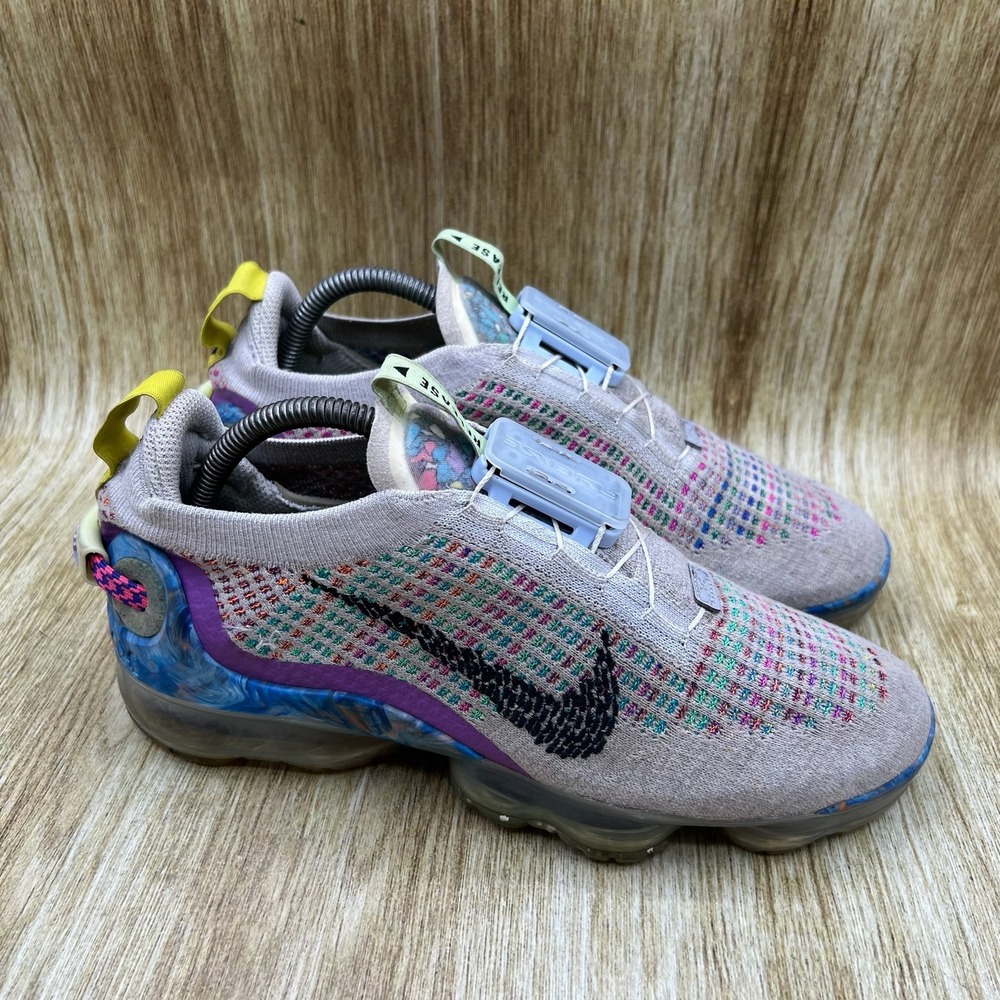 Nike Air Vapormax 2020 Flyknit Men's Size 8 Pure Platinum Multi-Color CJ6740-001
